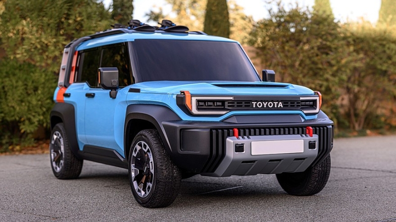 Внешность нового внедорожника Toyota Land Cruiser FJ раскрыта на патентном изображении